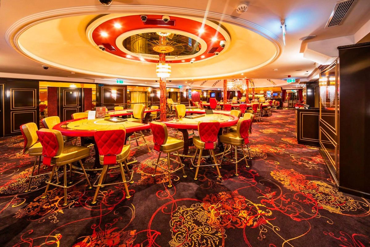 The interior of the restaurant